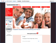Tablet Screenshot of karrieremacher24.de